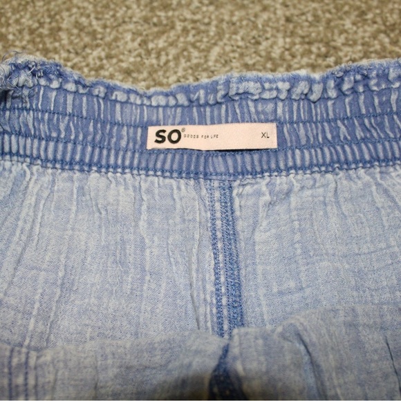 NWOT XL SO Sky Blue Casual Shorts - Picture 2 of 7